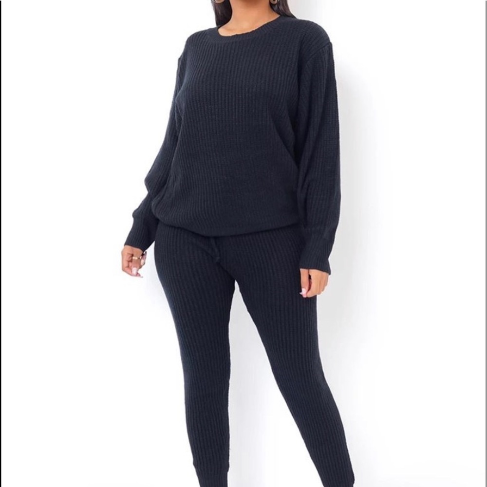 Black cozy set